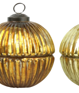 3767 CANDLEJARS XMAS BALL S/4